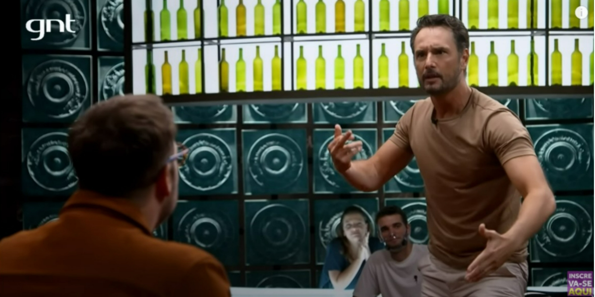 Rodrigo Santoro no "Que História é Essa, Porchat?" (Foto: Reprodução/GNT)