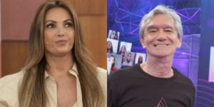 Patrícia Poeta e Serginho Groisman dividem estúdios (Foto: Reprodução/TV Globo)