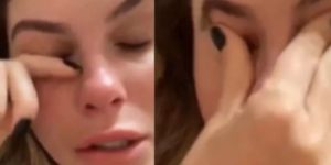 Bárbara Evans se desespera e implora socorro pela filha de 3 meses ao expor triste situação que vive em casa (Foto: Reprodução)