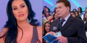 Helen Ganzarolli é dispensada por Silvio Santos no SBT e vai aos prantos dentro de camarim (Foto: Reprodução)