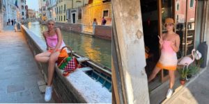 Bruna Linzmeyer aproveitando férias em Veneza (Foto: Instagram)