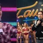 João Guilherme solta a voz no Faustão (Reprodução: Montagem TV Foco)