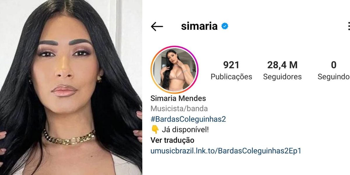Simaria deixa de seguir todos no Instagram (Reprodução: Instagram)
