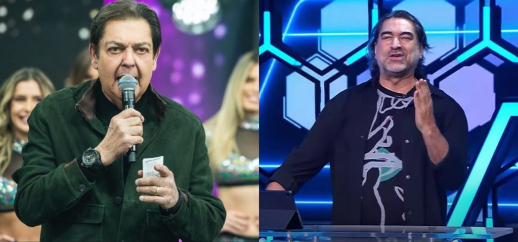 Faustão e Zeca Camargo voltarão a dividir a grade diária a partir de segunda-feira