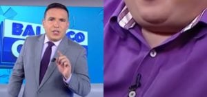 Gottino noticiou sequestro com famoso humorista da Globo no jornal da Record- Foto: Montagem/TV Foco