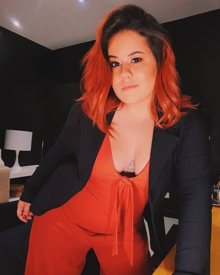 Karol Lannes atualmente está com 20 anos (Foto: Reprodução)