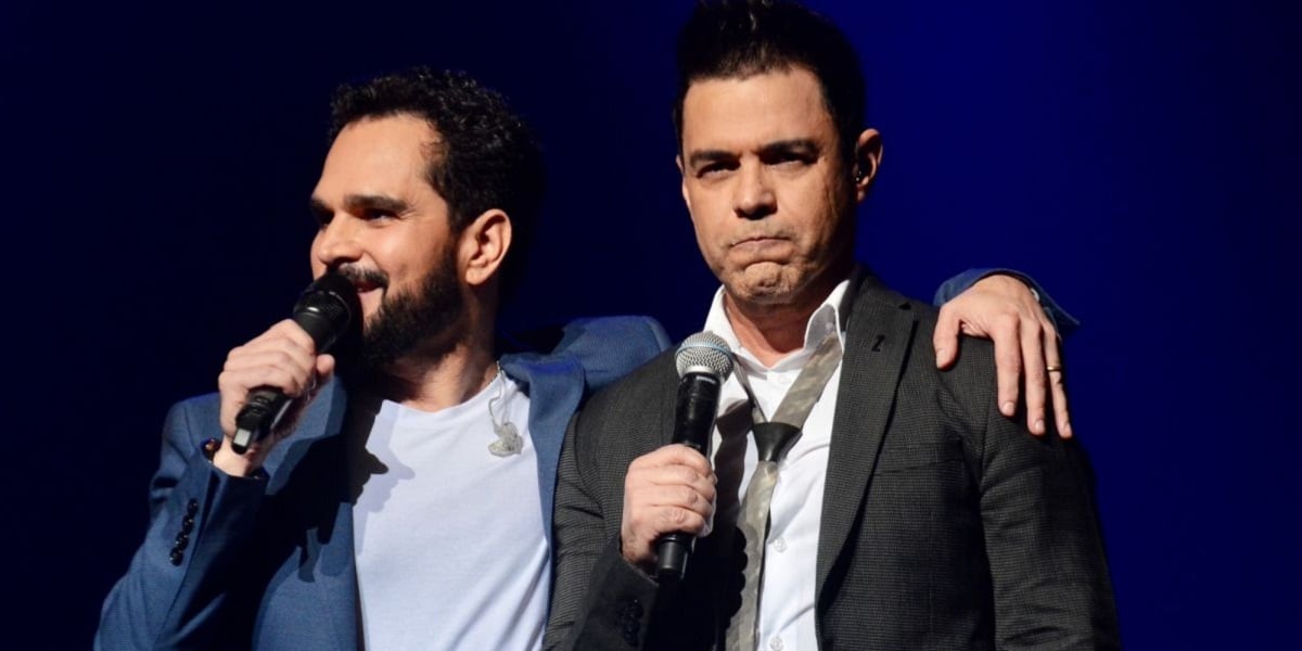 Luciano Camargo ao lado de Zezé Di Camargo (Foto: Divulgação)
