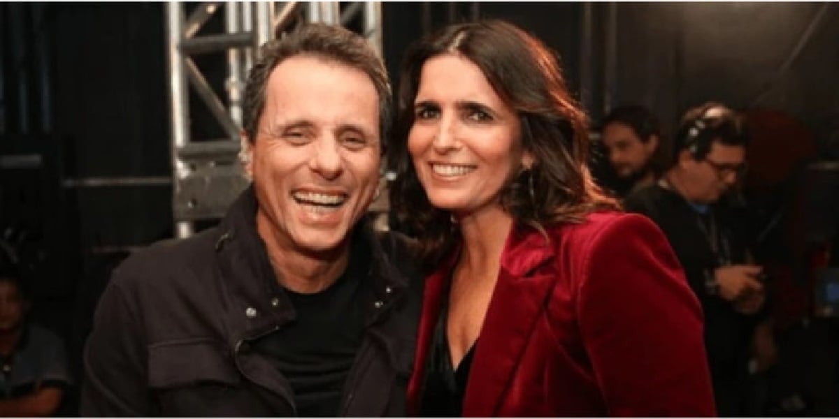 Malu Mader ao lado do marido (Foto: Divulgação)