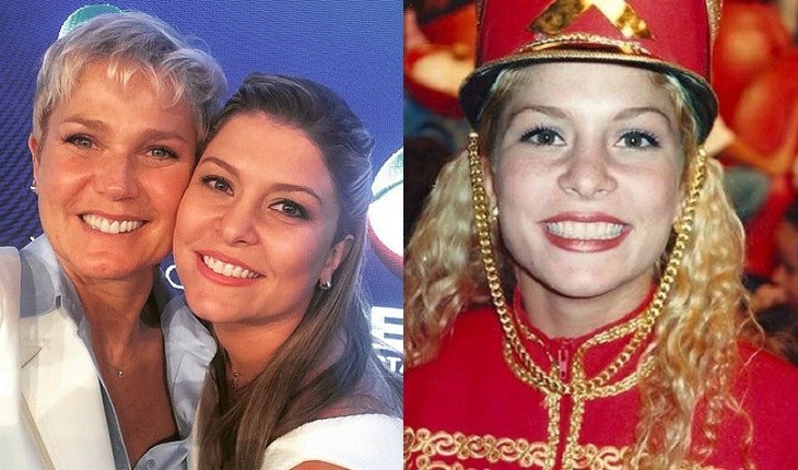 Bárbara Borges em foto com Xuxa (Imagem: Montagem)