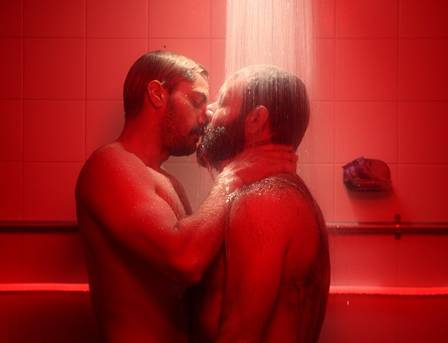 Rafael Theophilo em cena no filme Vento Seco com o ator Leandro Faria (Foto: Divulação)