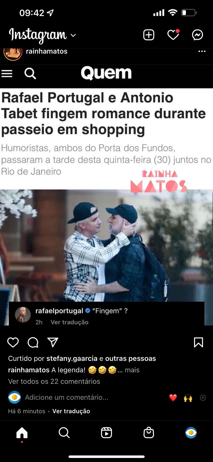 Apresentador da Globo é flagrado em clima de romance gay com ator 