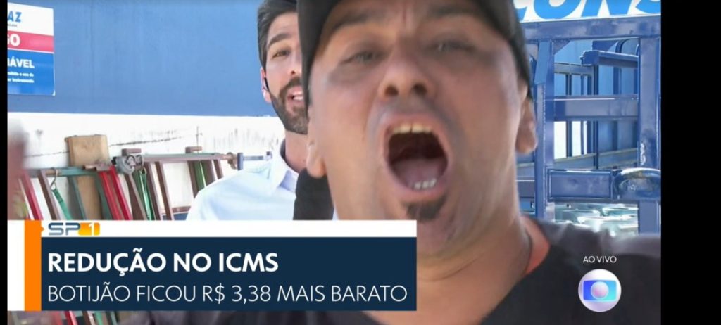 Link da Globo foi invadido com gritos de "GloboLixo" -Foto: Reprodução