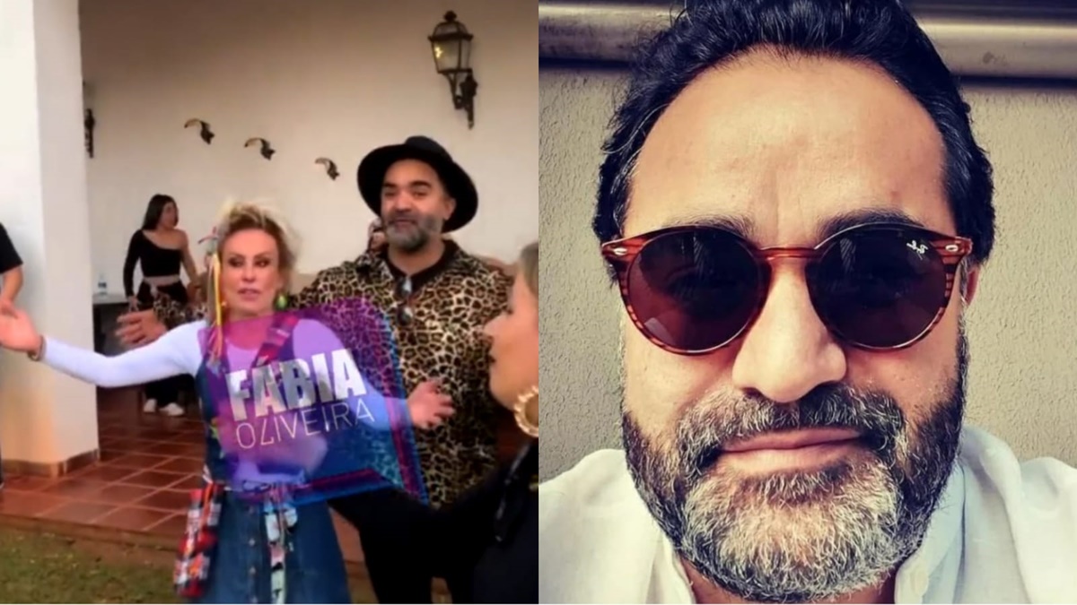 Ana Maria Braga surge em vídeo agarrada com homem apontado como novo romance