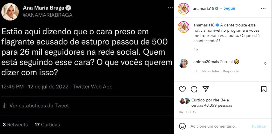 Ana Maria Braga expõe atitude e detona sem dó - Foto: Reprodução