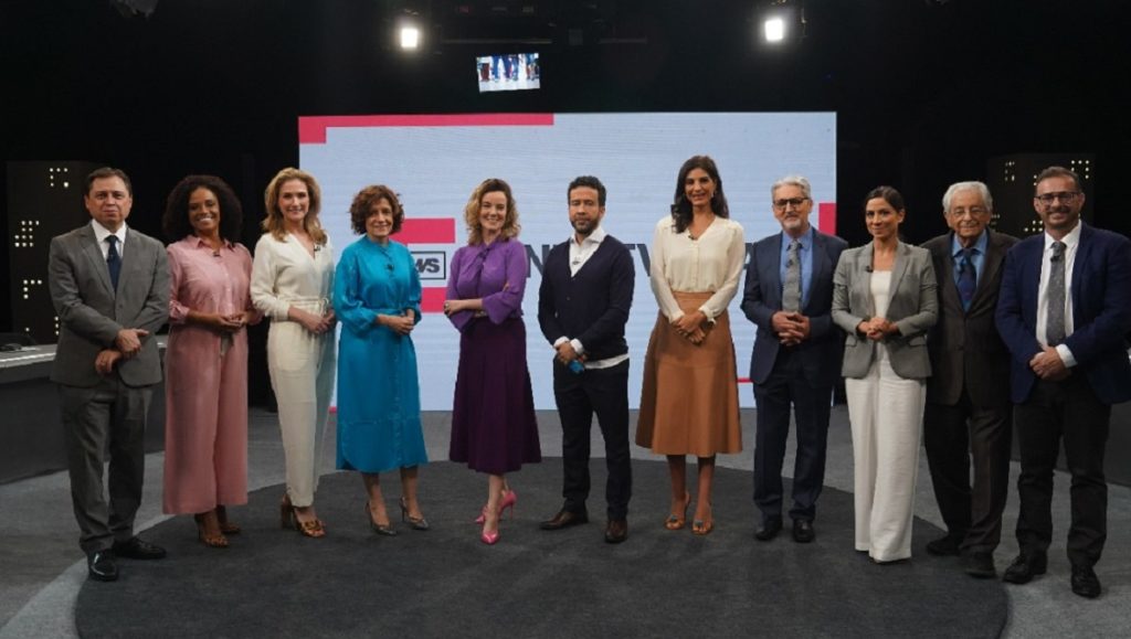 Integrantes do 'Central das Eleições' na GloboNews