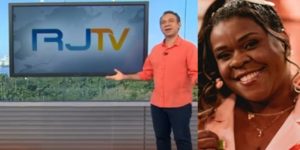 Cacau Protasio virou assunto em jornal da Globo (Foto: Montagem)