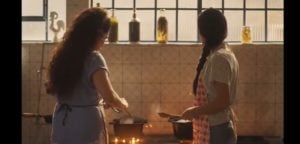 Maria Bruaca (Isabel Teixeira) foi protagonista de mais uma gafe em Pantanal (Foto: Reprodução / Globo)