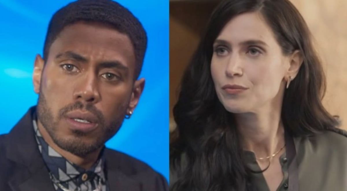 Regina (Mel Lisboa) armará golpe para levar Leonardo (Ícaro Silva) para o altar em Cara e Coragem (Foto: Reprodução / Globo)