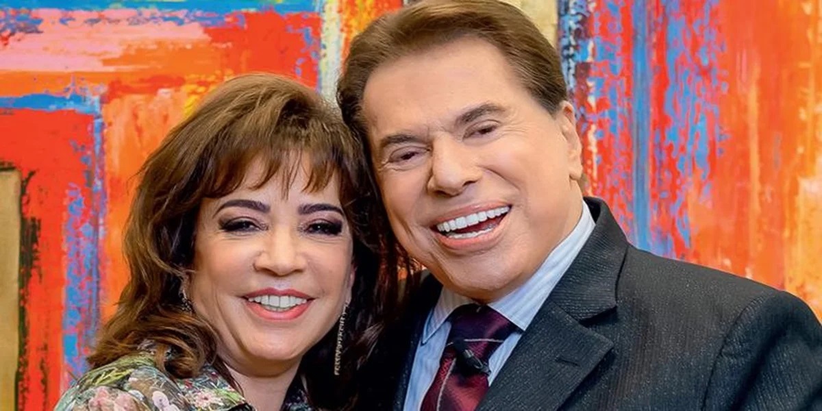 Íris Abravanel ao lado de Silvio Santos (Foto: Divulgação)