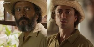 José Leôncio e Jove  em Pantanal (Foto: Montagem/Thais Teles/Reprodução/Globo)