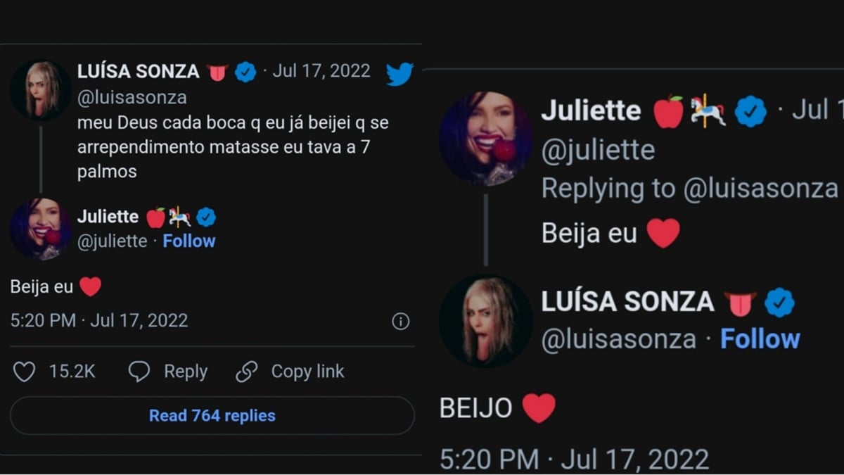 Luísa Sonza desabafa e termina recebendo proposta de Juliette e aceitando