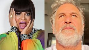 A drag queen e radialista Kayete e o ator Marcos Frota (Reprodução/ Instagram)