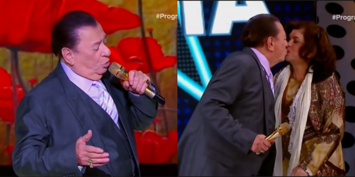 Raul Gil se declara a esposa no SBT - Foto: Reprodução