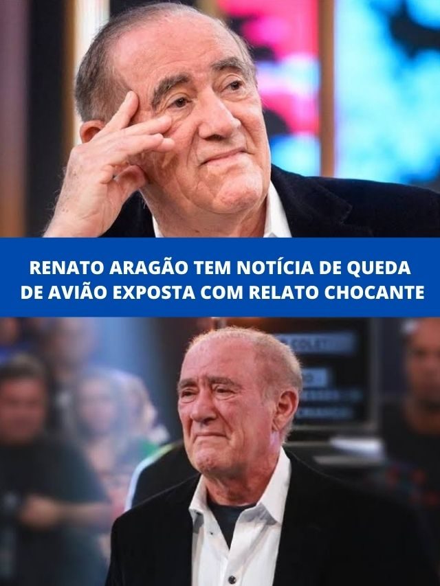 Renato Aragão tem notícia de queda de avião exposta e relato chocante