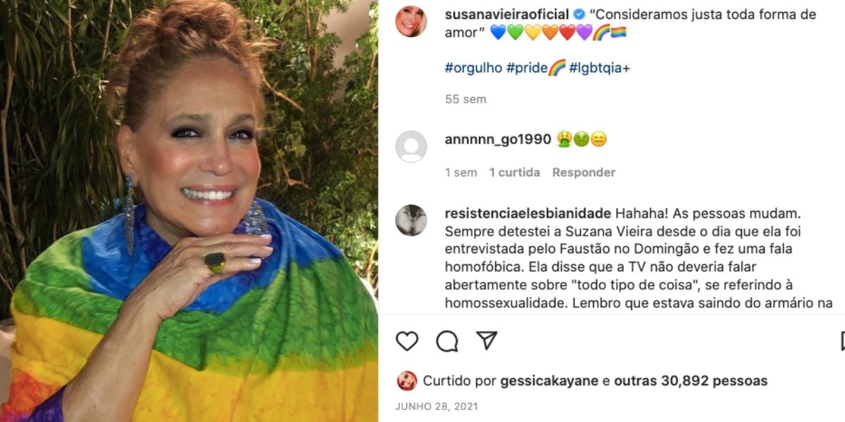 Susana Vieira luta contra preconceito de g^nero e ergue bandeira (Foto: Reprodução) 
