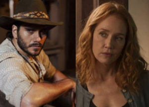 Trindade (Gabriel Sater) ficará surtado ao descobrir gravidez de Irma (Camila Morgado) em Pantanal e sumirá sem deixar rastros (Foto: Reprodução / Globo)