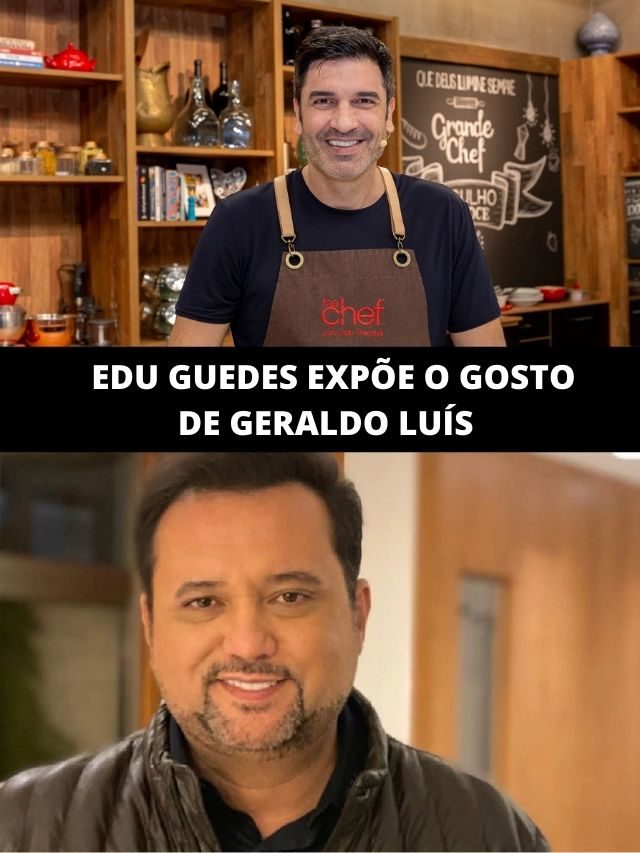 Edu Guedes confirma do que Geraldo Luís gosta e expõe: “Grudadinho”