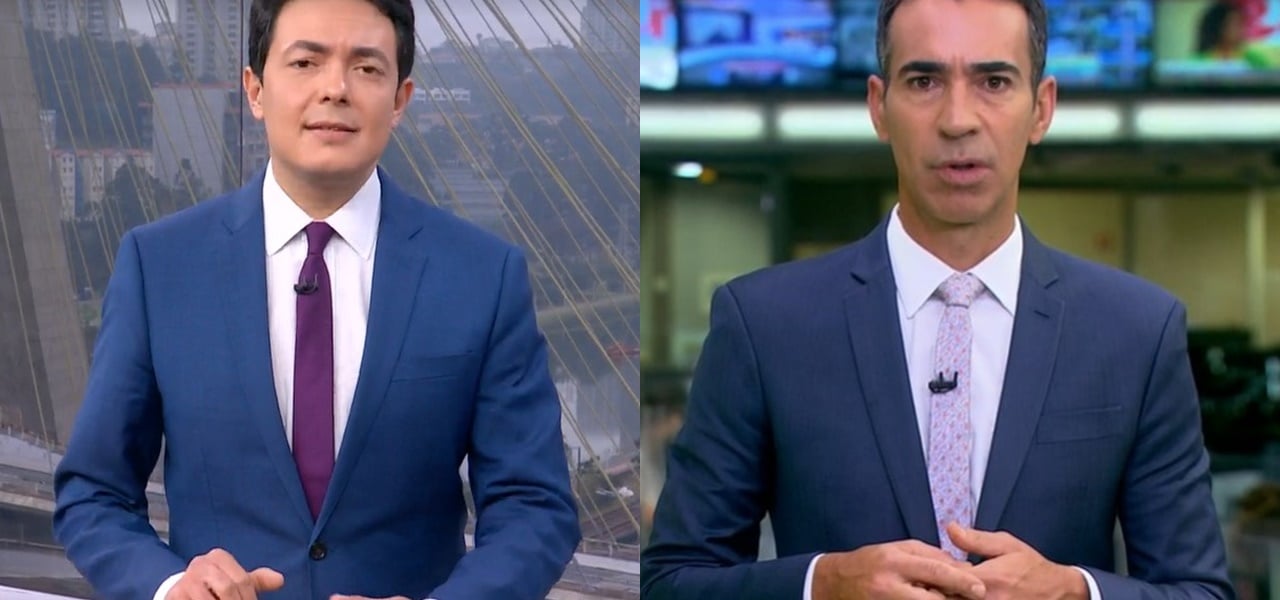 Alan Severiano entregou hábito de César Tralli nos bastidores da Globo