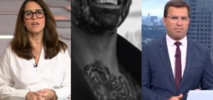 Ana Luíza Guimarães e Rodrigo Bocardi repercutiram a morte de um famoso lutador no Bom Dia Brasil na Globo- Foto: Montagem/TV Foco