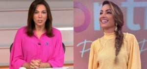 Ana Paula Araújo e Patrícia Poeta são vizinhas na programação matinal da Globo- Foto: Montagem/TV Foco