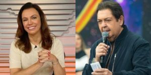 Ana Paula Araújo e Faustão (Foto: Divulgação)