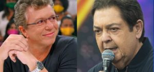 Boninho e Faustão podem atuar juntos na Band em 2023- Foto: Montagem/TV Foco