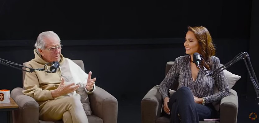 Carlos Alberto e Renata Domingues no Pod É Nosso Carlos Alberto e Renata Domingues no Pod É Nosso