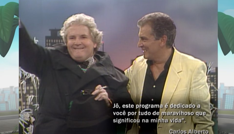 Carlos Alberto fez questão de homenagear Jô Soares na última edição da Praça É Nossa Carlos Alberto fez questão de homenagear Jô Soares na última edição da Praça É Nossa