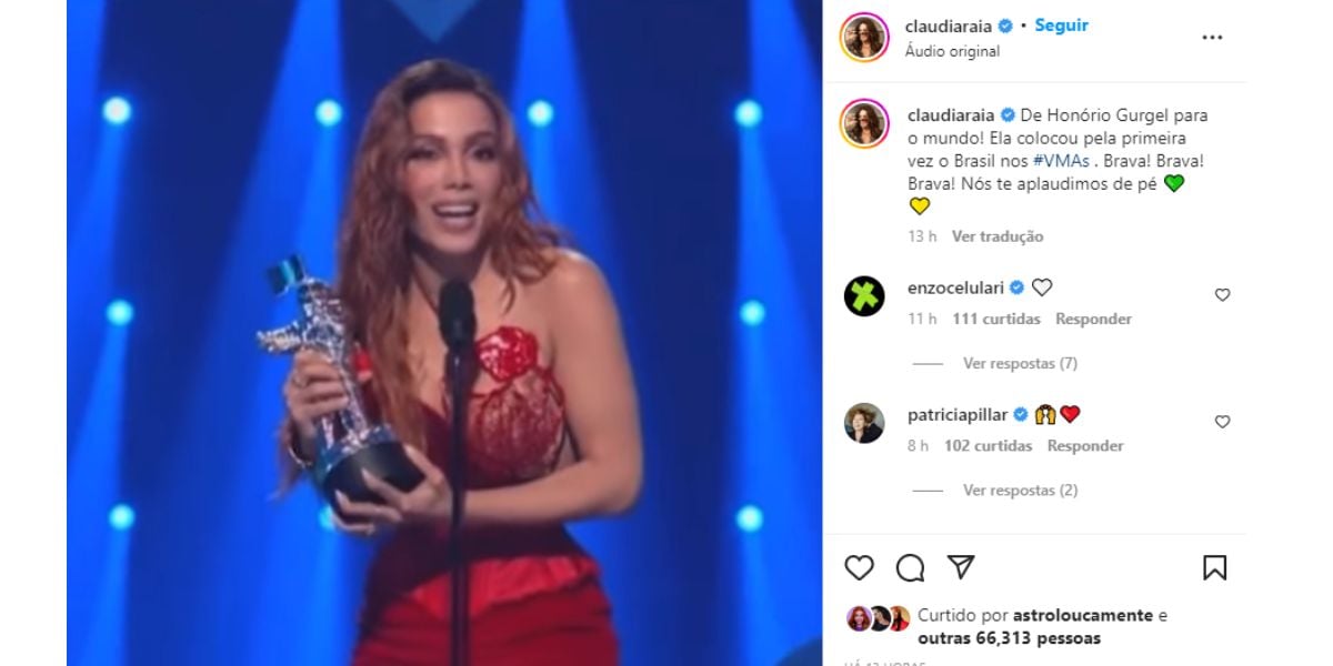 Claudia Raia - vídeo - Anitta