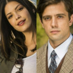 João Vicente de Castro, Vitória Strada, Rafael Cardoso e Alinne Moraes em "Espelho da Vida" (Foto: Divulgação/TV Globo)