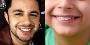 Filho de Cristiano Araújo tá ficando cada vez mais a cara do pai (Imagem: Montagem/TV Foco)