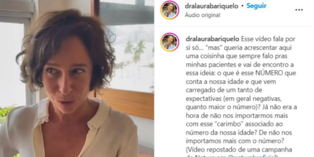 Médica repercutiu vídeo de Andréa Beltrão (Foto: Reprodução/Instagram)