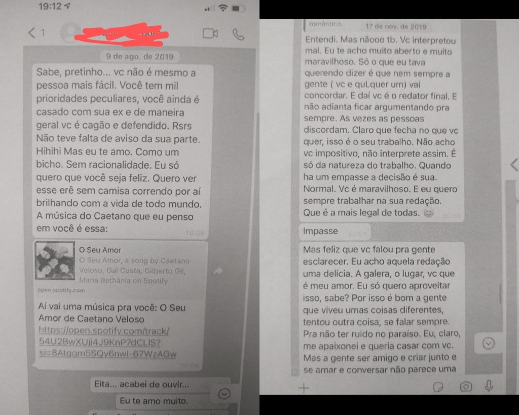 Conversa vazada entre Marcius Melhem e uma atriz da Globo foi revelada pelo jornalista Ricardo Feltrin Conversa vazada entre Marcius Melhem e uma atriz da Globo foi revelada pelo jornalista Ricardo Feltrin