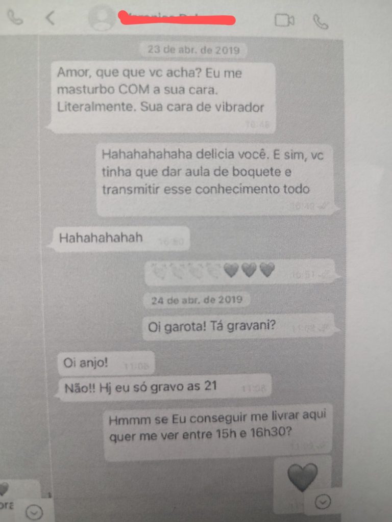 Conversada vazada de Marcius Melhem com uma atriz da Globo que não teve a identidade revelada Conversada vazada de Marcius Melhem com uma atriz da Globo que não teve a identidade revelada