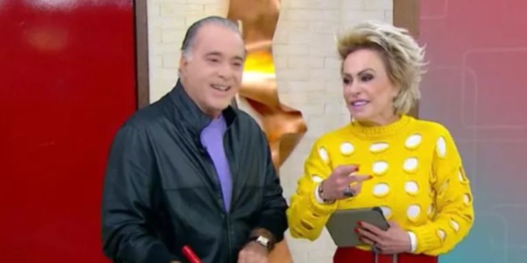 Tony Ramos surpreende Ana Maria e chega no estúdio do ‘Mais Você’