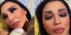 Filha de Gretchen surge aos prantos após brigar publicamente com a herdeira: 
