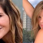 A filha mais velha de de Cristiana Oliveira, a 1ª Juma, fez 35 anos e exibiu sua beleza impressionante em foto rara (Foto: Reprodução)