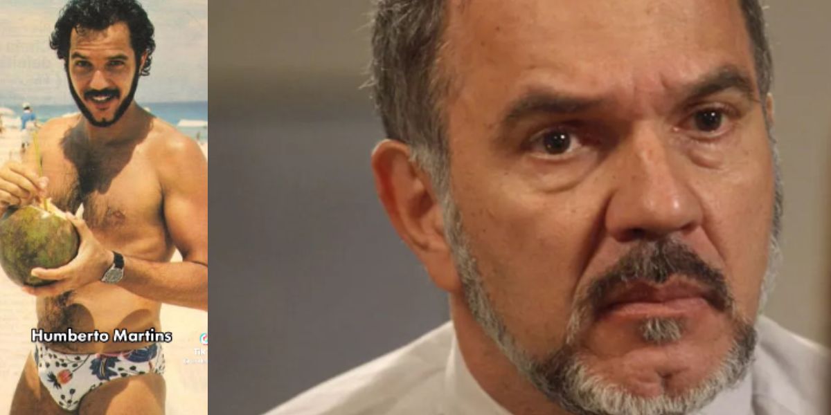 Galã da Globo, Humberto Martins, tem foto de quando era novinho, divulgada e corpão com volume na sunga choca