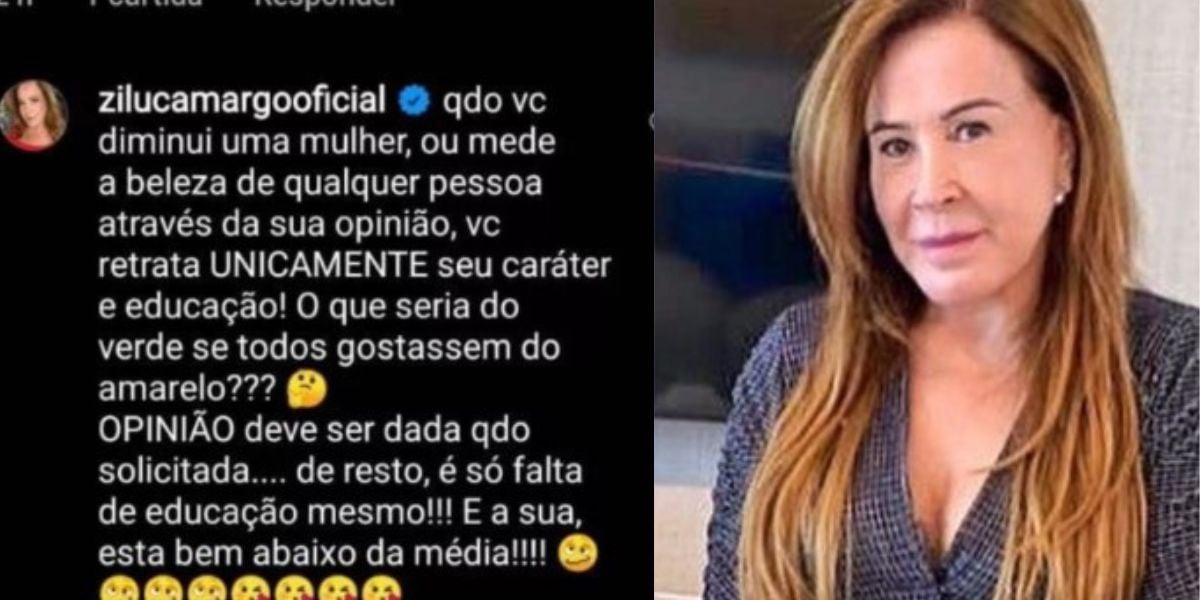 Seguidor humilha Zilu Camargo após empresária exibir seu corpo - Reprodução Instagram