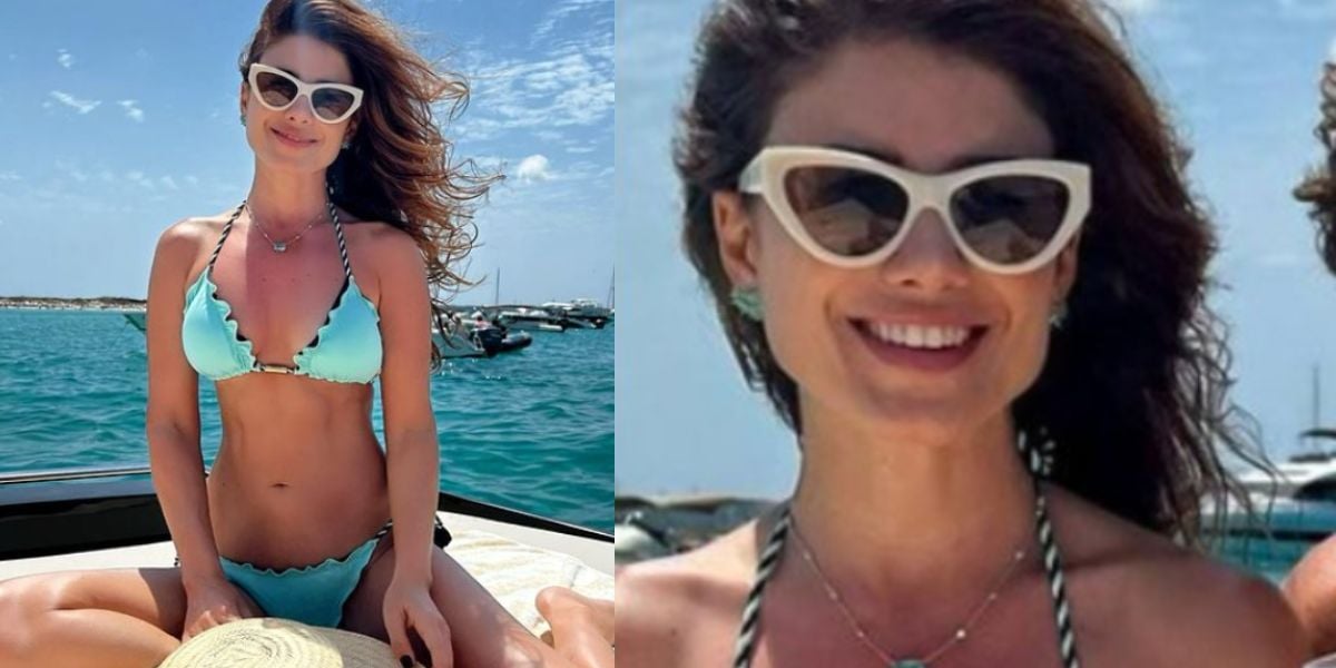 Paula Fernandes posa de biquíni durante passeio luxuoso de barco pelo mar da Espanha - Reprodução Instagram